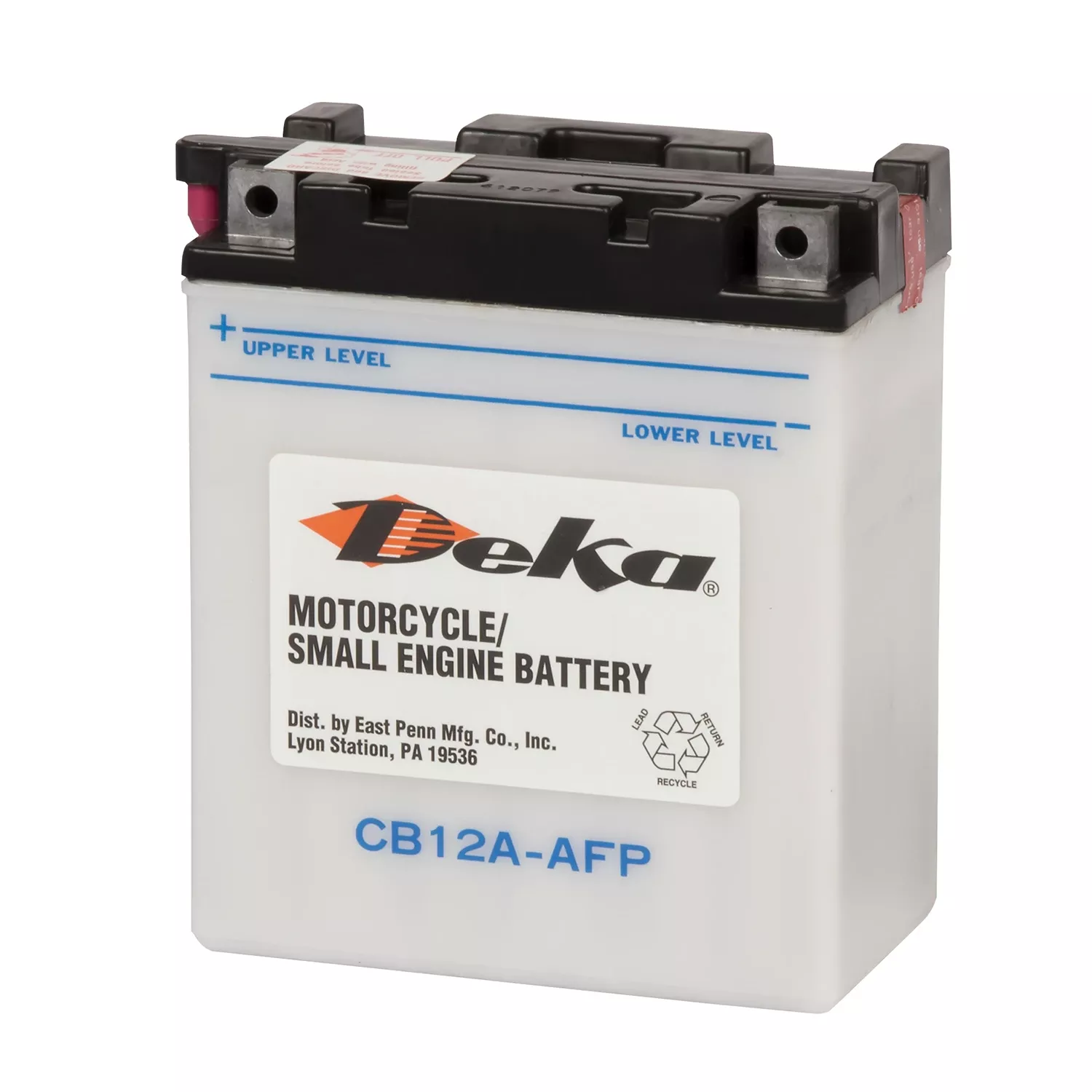 12-volt 165 Cold Cranking Amps Small Engine Battery, Left Front Positive Terminal