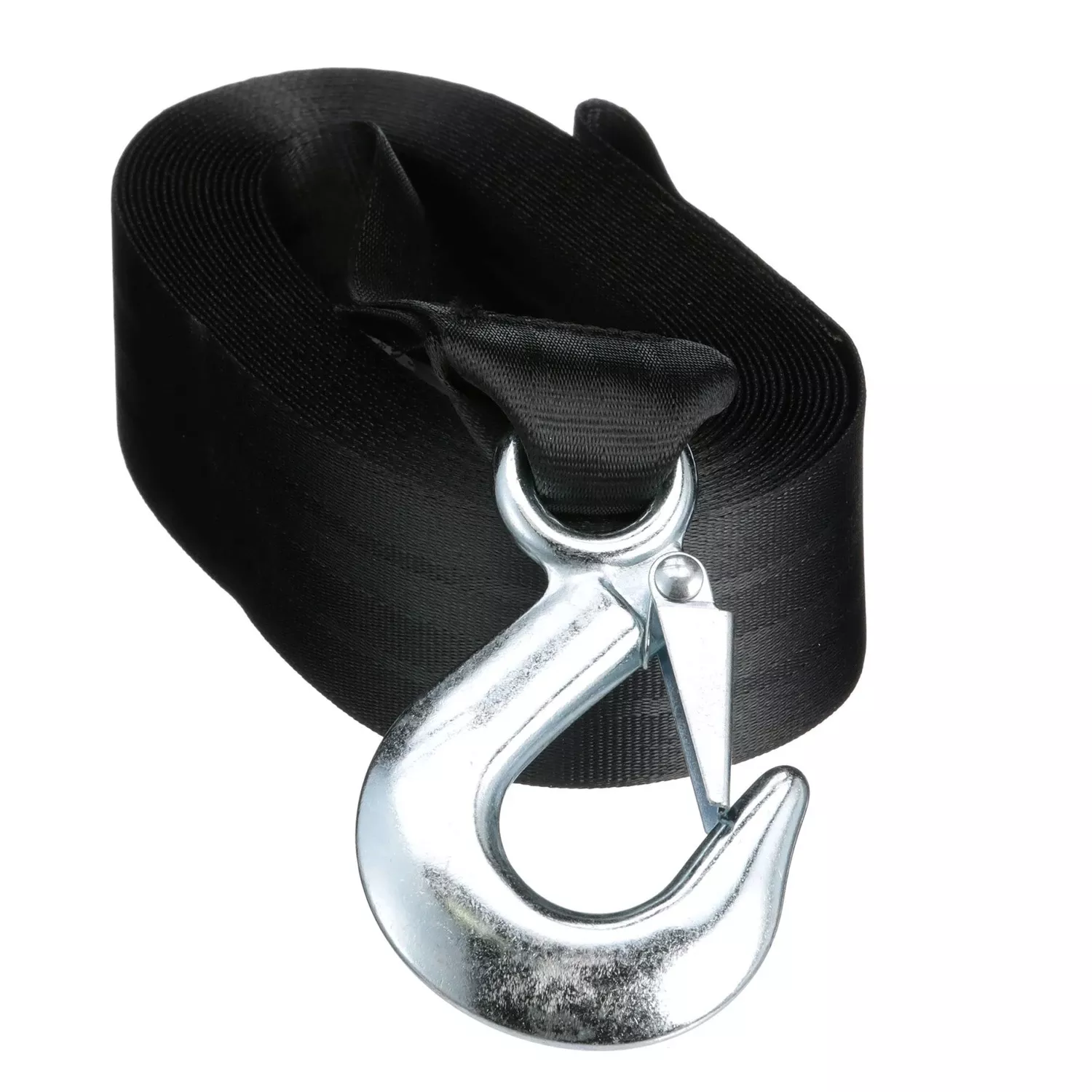 2 In. W X 20 Ft. L Black Winch Strap 1320 Lb 1 Pk