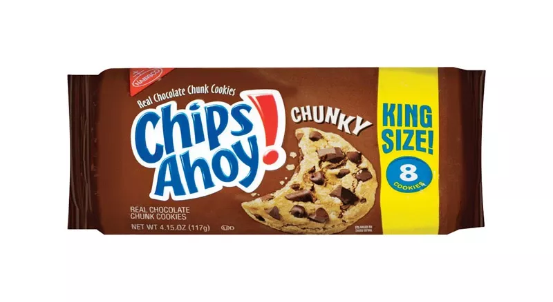 ! Chunky Chocolate Chip Cookies 4.15 Oz Packet