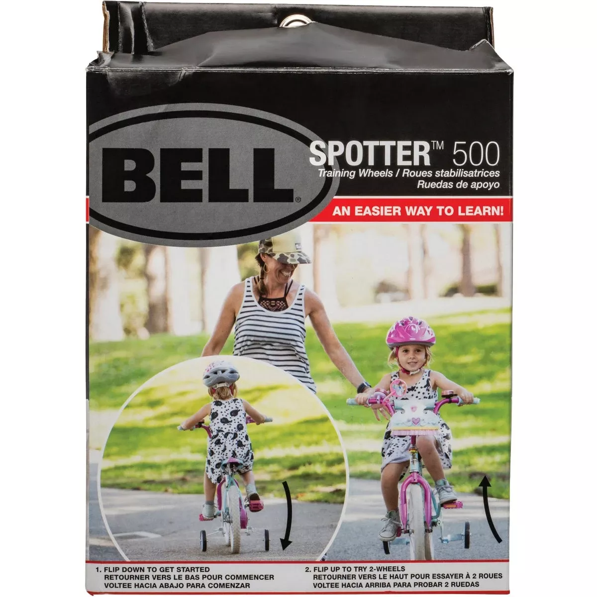 Spotter 600 Ez Training Wheels For Bicycles 12 In. To 20 In. White